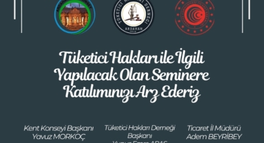 Ardahan’da Tüketici Hakları Semineri Düzenleniyor
