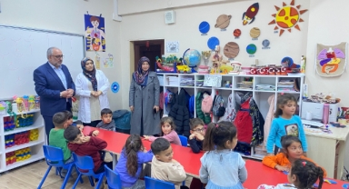 Ardahan İl Müftüsü Adem Karadeniz’den 4-6 Yaş Kur’an Kursuna Ziyaret