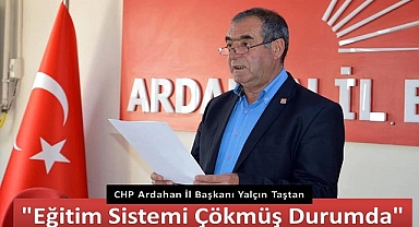 CHP Ardahan İl Başkanı Yalçın Taştan'dan 24 Kasım Öğretmenler Günü Mesajı