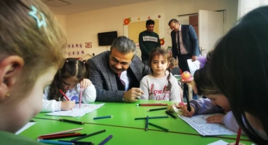İl Milli Eğitim Müdürü Yusuf Uzantı’dan Anaokulu Ziyareti