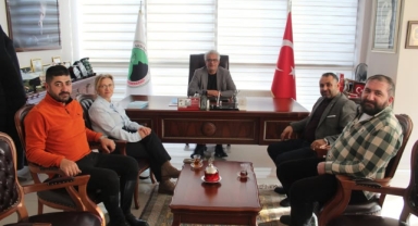 Kent Konseyi Yönetiminden, Baro'ya Hayırlı Olsun Ziyareti