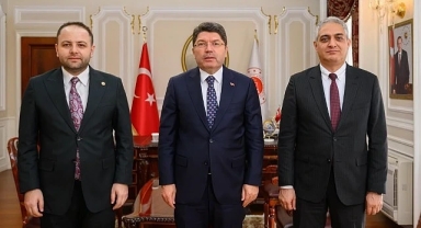Koç, Adalet Bakanı Yılmaz Tunç'u ziyaret etti