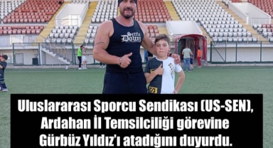 Gürbüz Yıldız US-SEN Ardahan Temsilcisi Oldu
