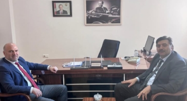 İl Özel İdaresi’nden Ersoy Sütçü’ye Tebrik Ziyareti