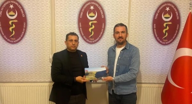 İl Tarım ve Orman Müdürü Cineviz’den Veteriner Hekimler Odasına Ziyaret