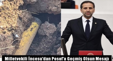 İncesu'dan Posof'a Geçmiş Olsun Mesajı