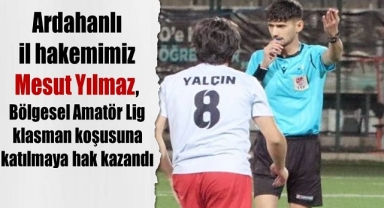 Mesut Yılmaz Bölgesel Amatör Lig Klasmanına Hak Kazandı