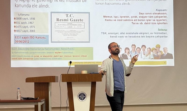 Teknik MYO Öğrencilerine İş Sağlığı ve Güvenliği Eğitimi