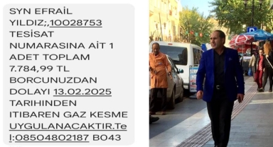 Esnaftan Doğalgaz Faturalarına Tepki: