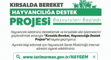 Kırsalda Bereket, Hayvancılığa Destek Projesi Başladı