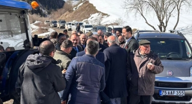 Posof’un Derindere Köyünde Çığ Düştü!