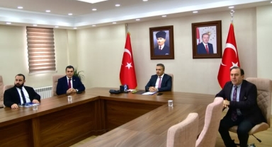 Vali Hayrettin Çiçek, SERKA Yönetim Kurulu Toplantısına Katıldı