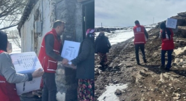 Kızılay Ardahan'dan Tazeköy’deki İhtiyaç Sahiplerine Gıda Yardımı