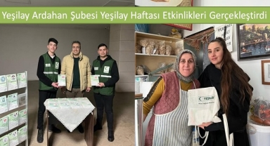 Yeşilay Ardahan Şubesi Yeşilay Haftası Etkinlikleri Gerçekleştirdi