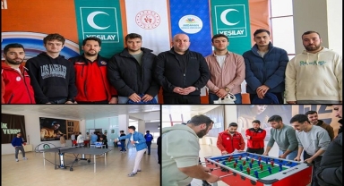 Yeşilay Haftası'nda Masa Tenisi ve Langırt Turnuvası Düzenlendi