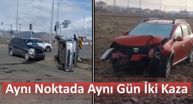 Aynı Noktada Aynı Gün İki Kaza