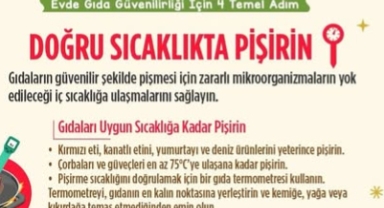 Evde Gıda Güvenilirliği İçin 4 Temel Adım