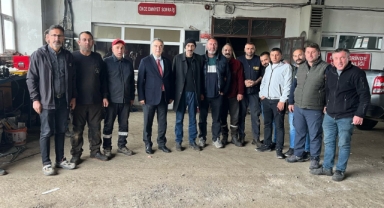 İŞKUR Müdürü Sonkaya'dan İşçilere Anlamlı Ziyaret