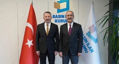 Rektör Kırışık'tan Basın İlan Kurumu Genel Müdürü Erkılınç'a Ziyaret
