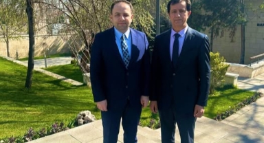 Vekil Koç, Rektör Emiroğlu’nu Meclis’te Ağırladı