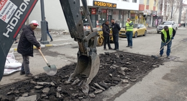 Yol Yama Çalışmaları Devam Ediyor