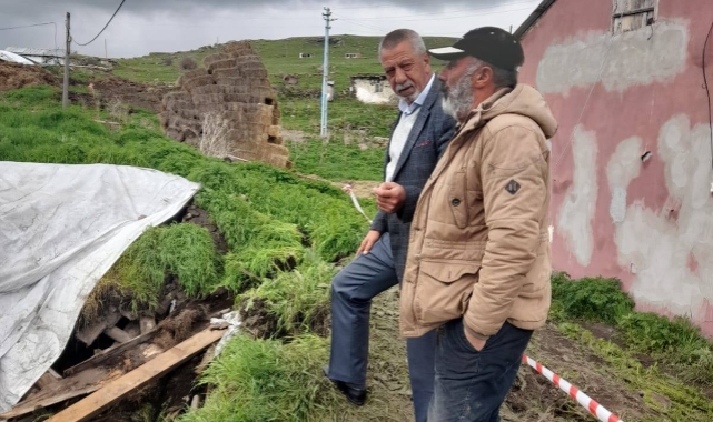 Aşırı Yağış Ağırı Çökertti, Hayvanlar Telef Oldu