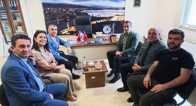 İl Sağlık Müdürü Dr. Askeroğlu, Sağlık-Sen’i ziyaret etti