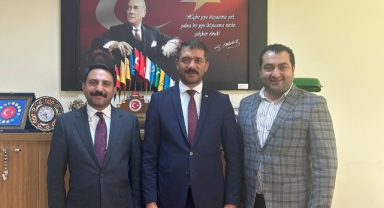 Başkan Yılmaz’dan Aykanat’a Ziyaret