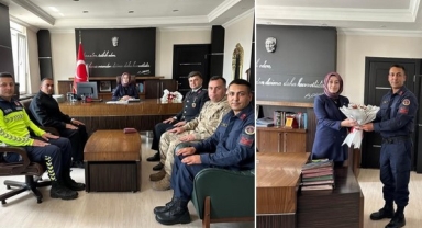 Hanak Kaymakamı Elif Meram’dan Jandarma Teşkilatına Anlamlı Ziyaret