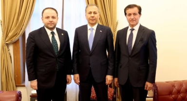 Rektör Emiroğlu, Bakan Yerlikaya ve Milletvekili Koç ile Bir Araya Geldi