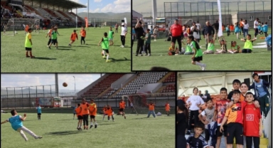 Stadyum çocuk sesleriyle şenlendi
