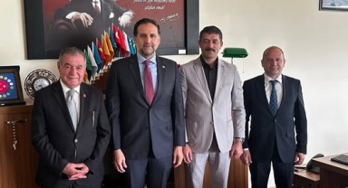 Vekil İncesu'dan Rektör Yardımcısı Aykanat'a Hayırlı Olsun Ziyareti