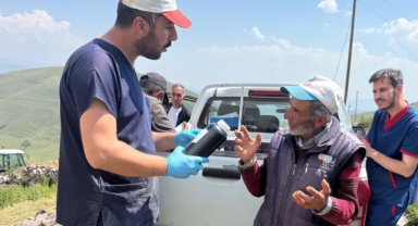 Ardahan'da Şap Hastalığına Karşı Dezenfeksiyon Çalışmaları Sürüyor