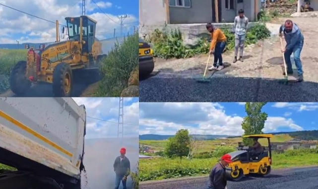 Ardahan İl Özel İdaresi Yol Yama Çalışmalarına Devam Ediyor