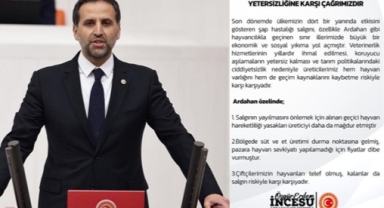 Vekil İncesu'dan Tarım Bakanlığı'na Çağrı: