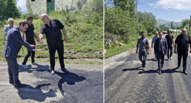 Kaymakam Kestioğlu Yol Çalışmalarını İnceledi