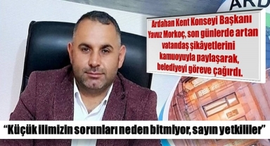 Kent Konseyi Başkanı Morkoç’tan Belediyeye Uyarı: “Sorunlar Çözülmüyor!”