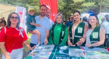 Yeşilay, Hanak Festivali’nde Bağımlılıkla Mücadele İçin Sahadaydı