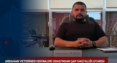 Ardahan Veteriner Hekimleri Odası'ndan Şap Hastalığı Uyarısı