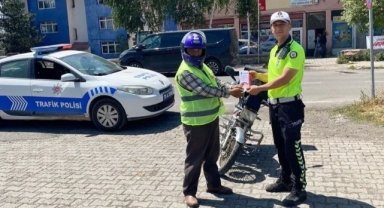 Emniyetten Tarım Araçları ile Motosiklet Sürücülerine Bilgilendirme Çalışması