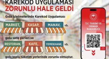 Gıda İşletmelerinde Karekod Uygulaması Zorunlu Hale Geldi