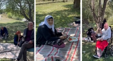 Huzurevi Sakinleri Kura Nehri Kenarında Piknik Keyfi Yaşadı