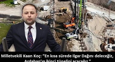 Ilgar Dağı Tüneli'nde Çalışmalar Hız Kesmiyor