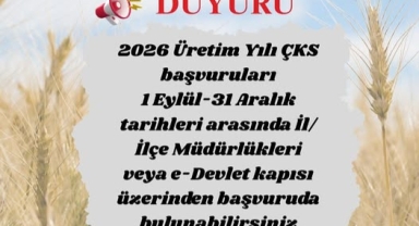 2026 Yılı ÇKS Başvuruları Başladı
