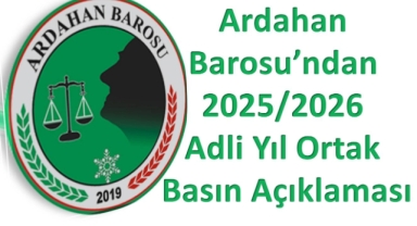 Ardahan Barosu’ndan 2025/2026 Adli Yıl Ortak Basın Açıklaması