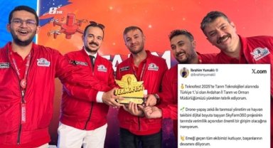 Bakan Yumaklı Tebrik Etti: Ardahan TEKNOFEST’te Türkiye Birincisi Oldu