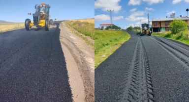 Hanak’ta Köy Yollarında Asfalt Yama Çalışmaları
