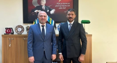 İl Özel İdaresi’nden Rektör Yardımcısı Zafer Aykanat’a Hayırlı Olsun Ziyareti