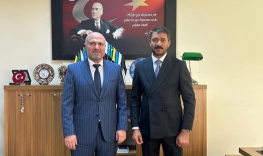 İl Özel İdaresi’nden Rektör Yardımcısı Zafer Aykanat’a Hayırlı Olsun Ziyareti
