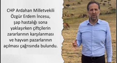 İncesu: “Ardahan’da Şap Hastalığı Bitiyor, Ancak Çiftçiler Mağdur”